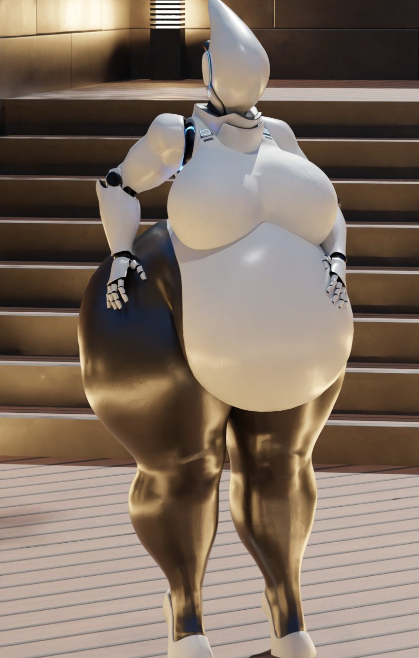 1girls 3d alienwrench belly big_belly big_breasts bottom_heavy breasts faceless faceless_female female female_only gigantic_breasts haydee haydee_(game) pregnant robot robot_girl solo thick_thighs wide_hips