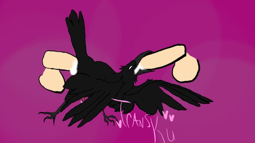 16:9 anal anal_sex animal_genitalia avian bird bodily_fluids corvid corvus_(genus) crow cum cum_in_ass cum_in_mouth cum_inside ejaculation feral genital_fluids genitals group group_sex hi_res human kucraft_(artist) male male/male mammal oscine passerine penetration penile penile_penetration penis penis_in_ass penis_in_mouth sex size_difference threesome transku_(artist) trio widescreen zoophilia