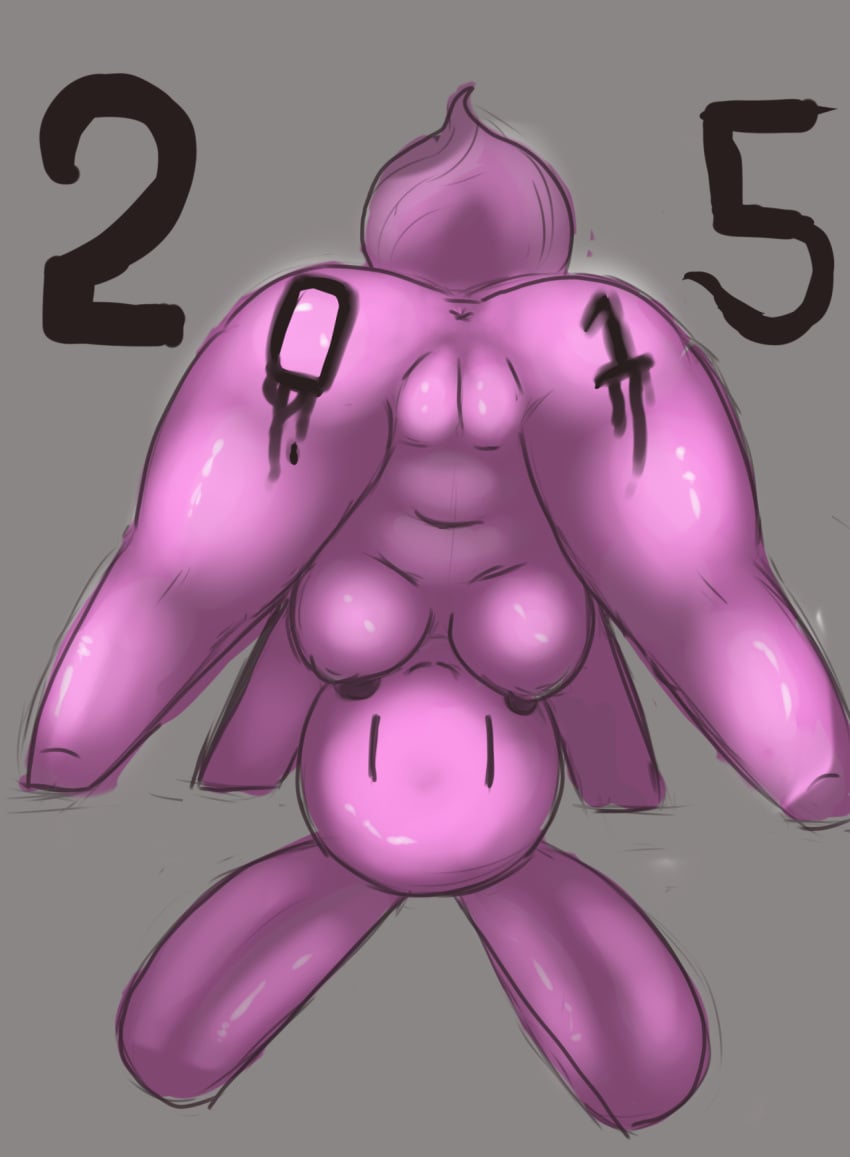 2015 anthro anus breasts darky03 female gelbun lagomorph mammal navel nipples nof_nog presenting pussy rabbit smile solo