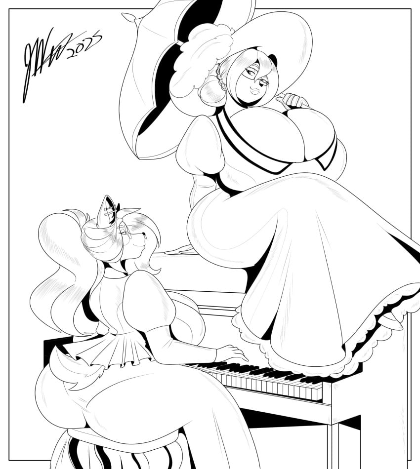 artjwink big_ass big_breasts breasts bubble_butt cleavage felicia_(jwinkz) female furry huge_ass huge_breasts jwinkz tagme thick_thighs wide_hips