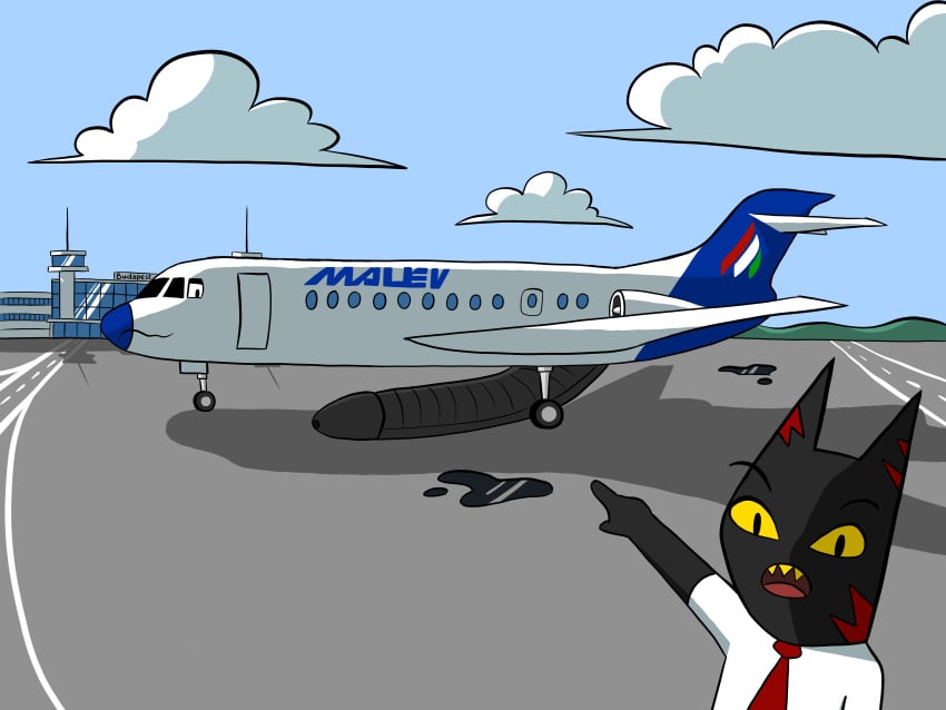 absurd_res aircraft airplane airport anonymous_artist anthro big_penis duo felid feline genitals gesture hand_gesture hi_res huge_cock hyper hyper_genitalia hyper_penis living_machine living_vehicle machine male male/male mammal penis vehicle