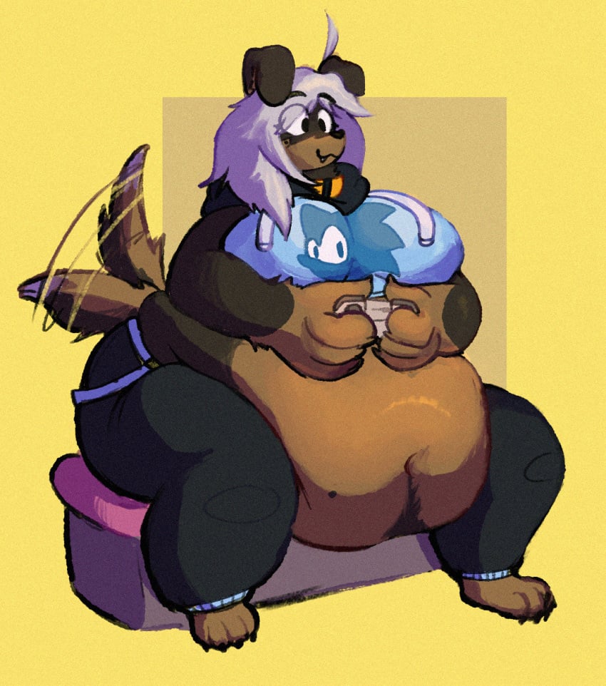 bbw big_breasts breasts dotboobs female furry huge_breasts overweight tagme thick_thighs wide_hips wolfgirl9million