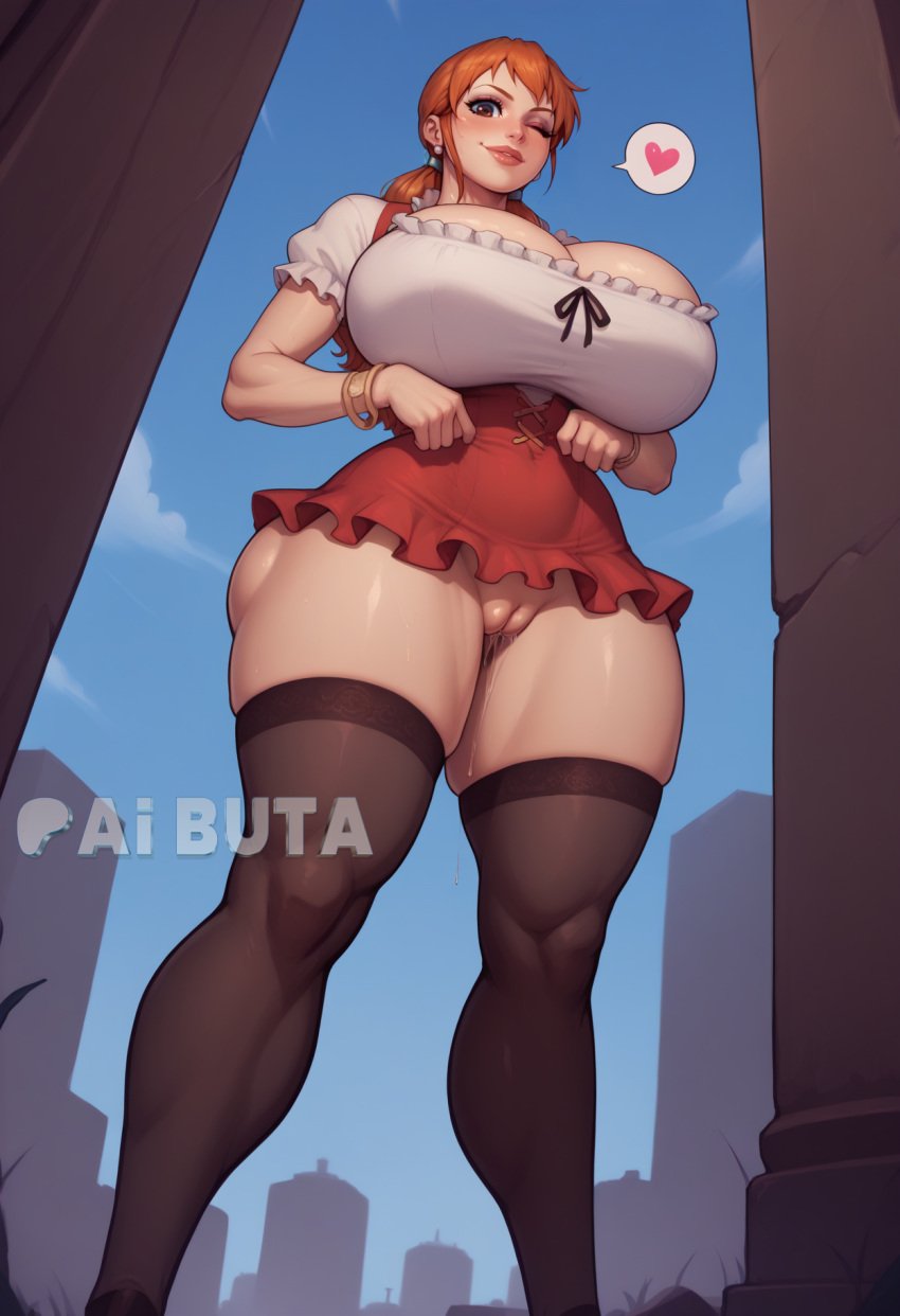 1girls ai_generated aibuta alternate_body_type alternate_breast_size alternate_costume athletic athletic_female big_ass big_breasts big_butt bimbo_lips breasts breasts_bigger_than_head child_bearing_hips curvaceous curves curvy curvy_body curvy_female curvy_figure curvy_hips female female_only gigantic_ass gigantic_breasts hi_res high_resolution highres hips hips_wider_than_shoulders hourglass_figure huge_breasts hyper hyper_breasts long_hair massive_breasts massive_thighs nami nami_(one_piece) one_piece orange_hair pussy pussy_juice pussy_juice_drip shiny_skin skull_crushing_thighs solo solo_female solo_focus stable_diffusion thick_ass thick_thighs thighs voluptuous voluptuous_female wide_hips