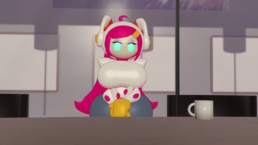 1girls 3d big_breasts female kirby_(series) pink_hair solo susanna_patrya_haltmann susie_(kirby) tagme vrchat wide_hips