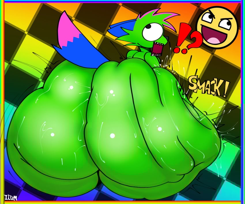!? dont_touch_my_pizza_guy epic_face furry ilum_(thatonesillydoggo) kevin_(nyanwolf) male male_only nyanwolf scene scenecore tagme tslowkmademehardbutyalldontknowwhoiam tuff_shi what