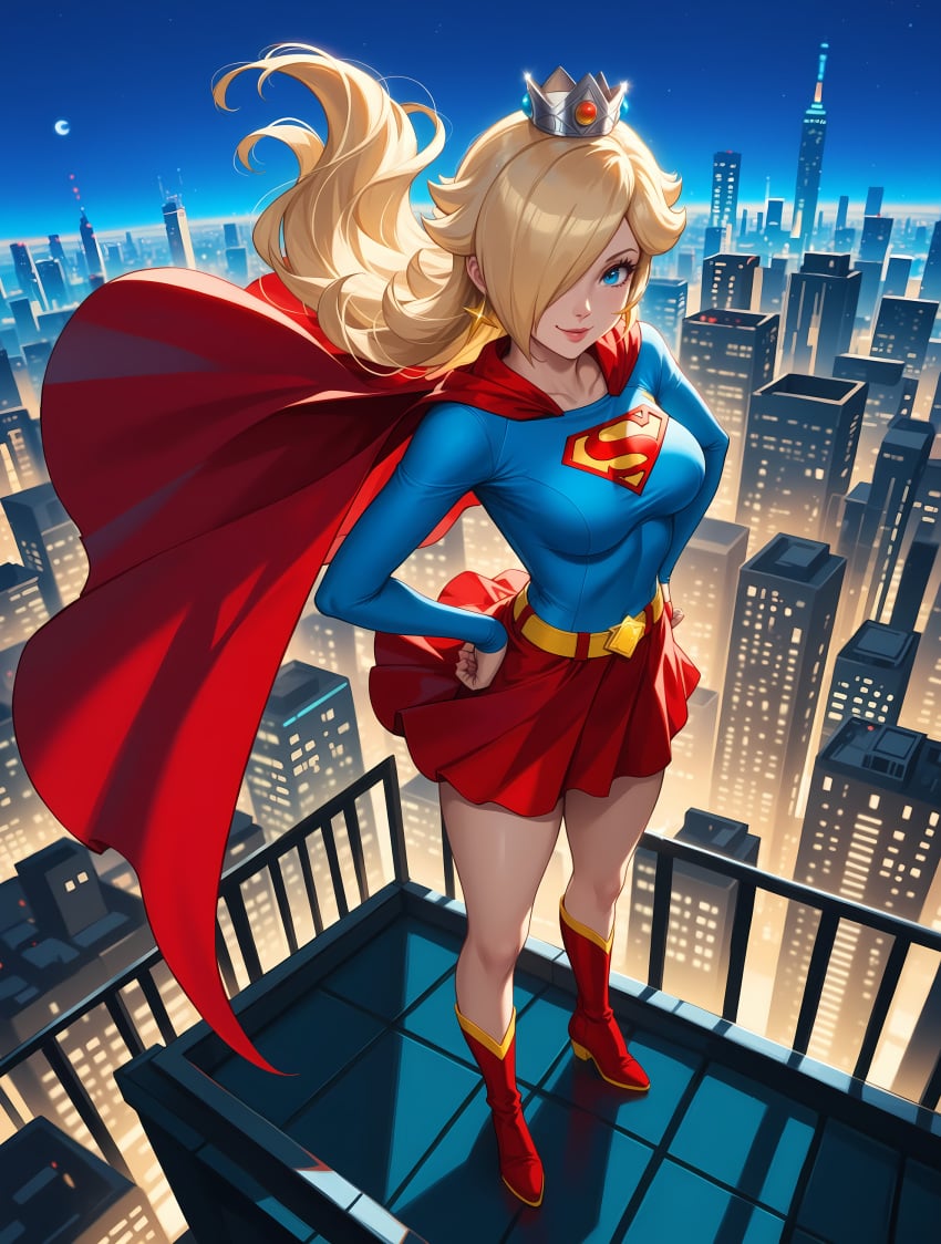 2025 ai_generated dc dc_comics deviantart female mario_(series) meta nintendo princess_rosalina super_mario_bros. supergirl supergirl_(cosplay) supergirl_(series) tzatzisan