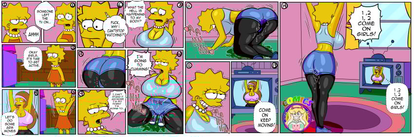 bimbofication exercise exocomics identity_death lisa_simpson tagme the_simpsons training transformation tv