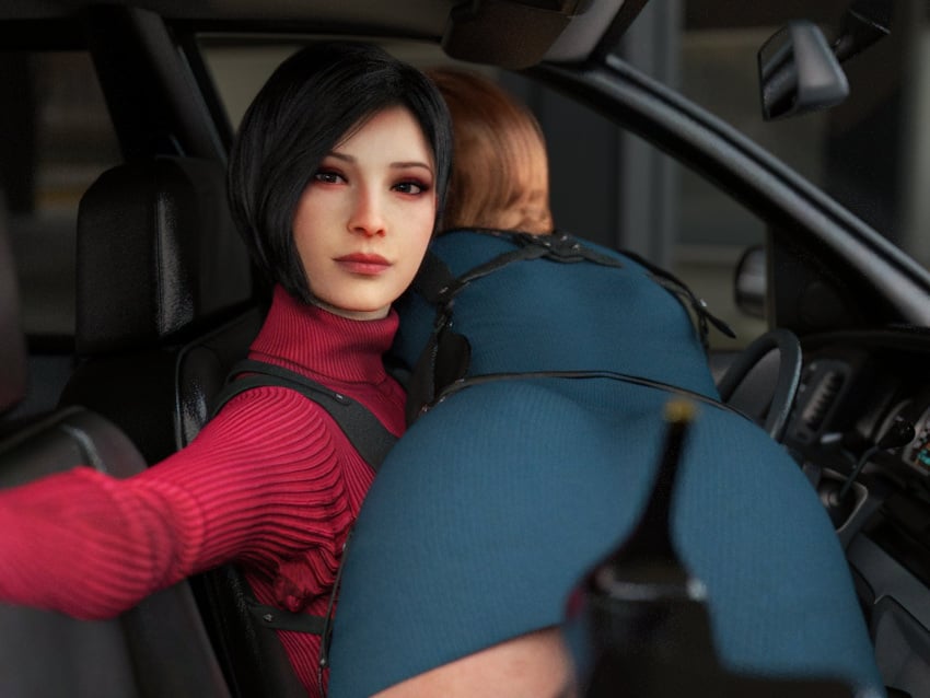 2girls 3d ada_wong ada_wong_(adriana) ada_wong_(cosplay) big_ass big_breasts breasts bust busty capcom chest curvaceous curvy curvy_figure female female_focus ginger ginger_hair hips hourglass_figure huge_ass huge_breasts human large_ass large_breasts legs light-skinned_female light_skin mature mature_female morgan_tylle_(word2) resident_evil resident_evil_4 she_wanted_to_order she_wants_to_order slim_waist thick thick_hips thick_legs thick_thighs thighs voluptuous waist wide_hips word2 yuri