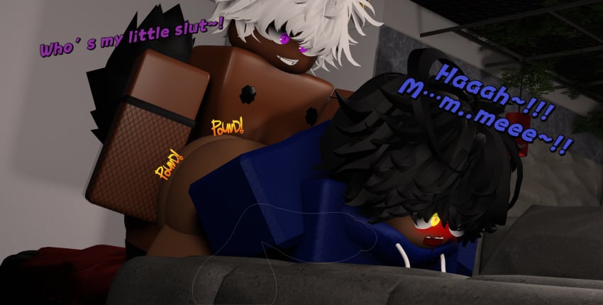 2boys 3d anal_sex dark_skin english_text femboy mayrr34 roblox robloxian rough_sex self_upload tagme text