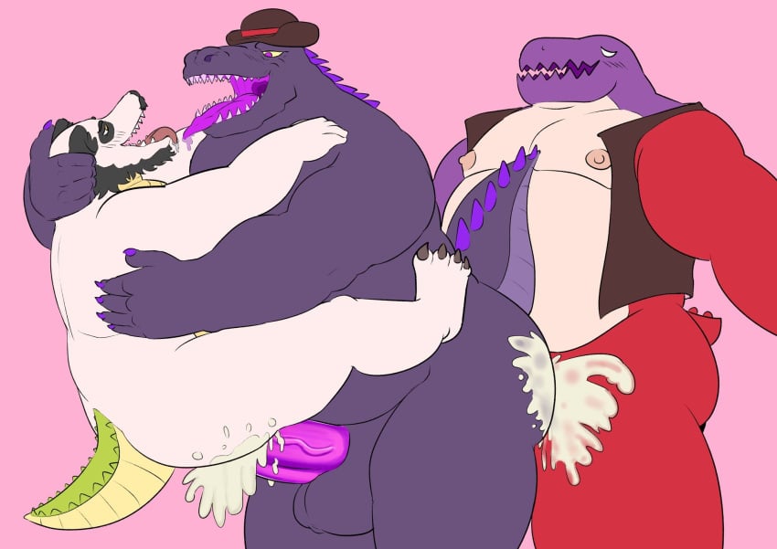 aliknto anal balls bara big_ass big_balls big_breasts big_penis breasts chubby cum cum_in_ass cum_in_pussy cum_inside cumshot exposed_breasts furry furry_only gay huge_ass huge_breasts huge_cock male max_(the_amazing_digital_circus) nipples original_character penetration sex the_amazing_digital_circus trio yaoi