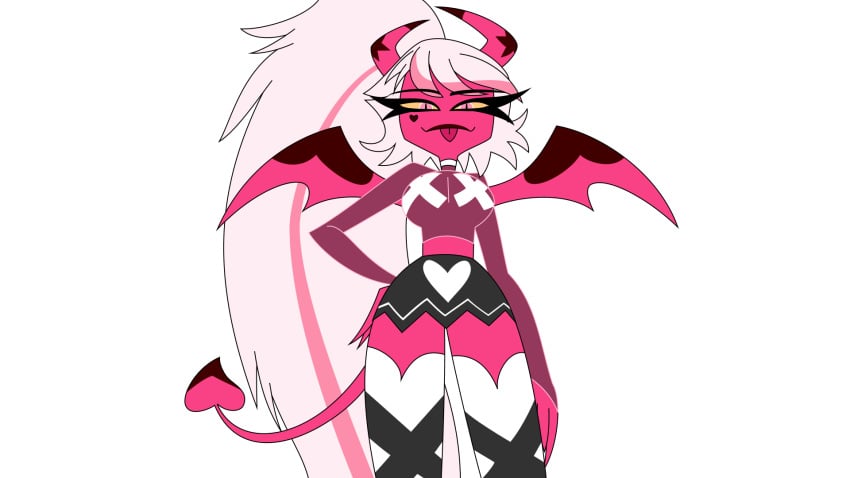 helluva_boss looking_at_viewer smiling_at_viewer verosika_mayday_(helluva_boss) vivienne_medrano vivziepop