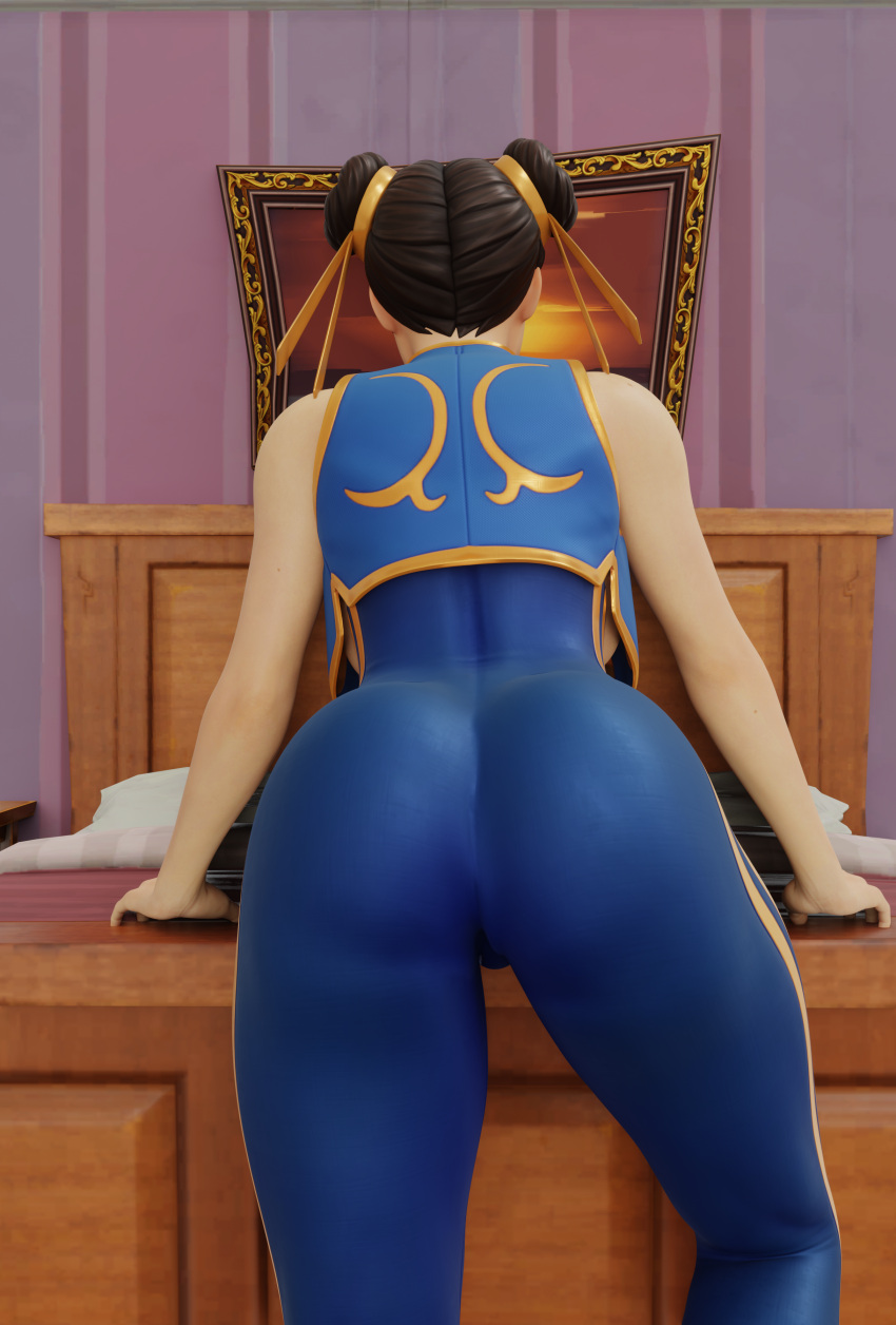 big_ass capcom chun-li chun-li_(fortnite) clothed clothing fat_ass fortnite from_behind javier_323 street_fighter tagme thick_thighs