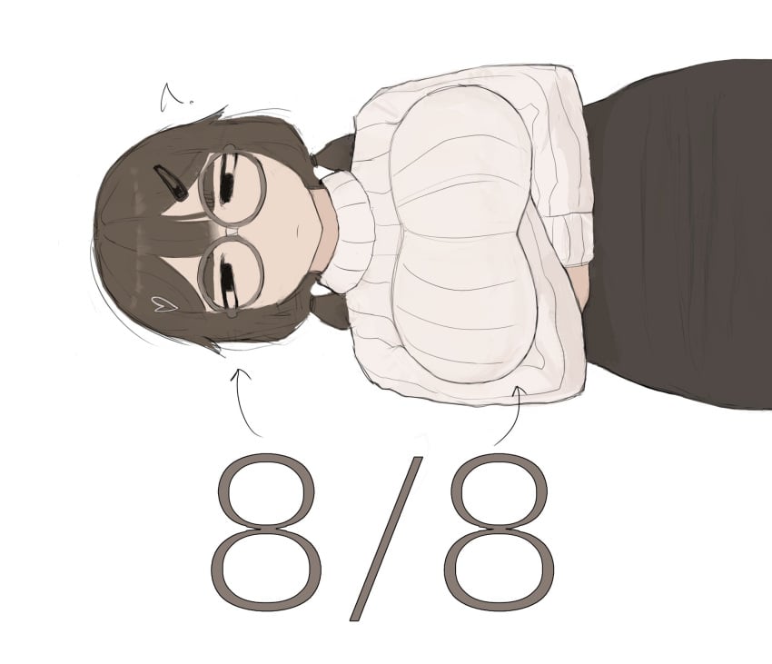 big_breasts clothed_female female joke mathematics meme