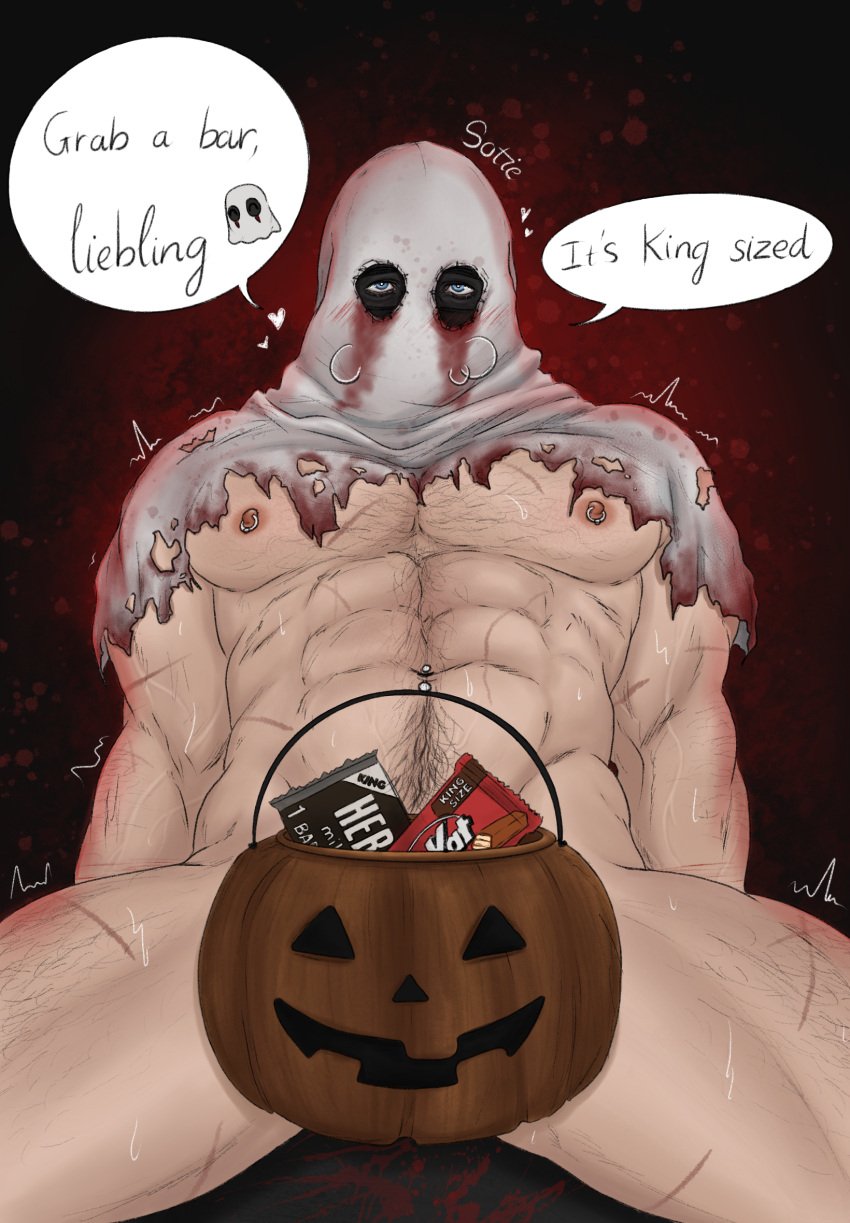 1boy begging belly_piercing body_hair call_of_duty halloween konig male male_focus male_only male_pov masked masked_male military muscular muscular_male pierced_nipples piercings pubic_hair puppy_eyes scar scars spread_legs spreading