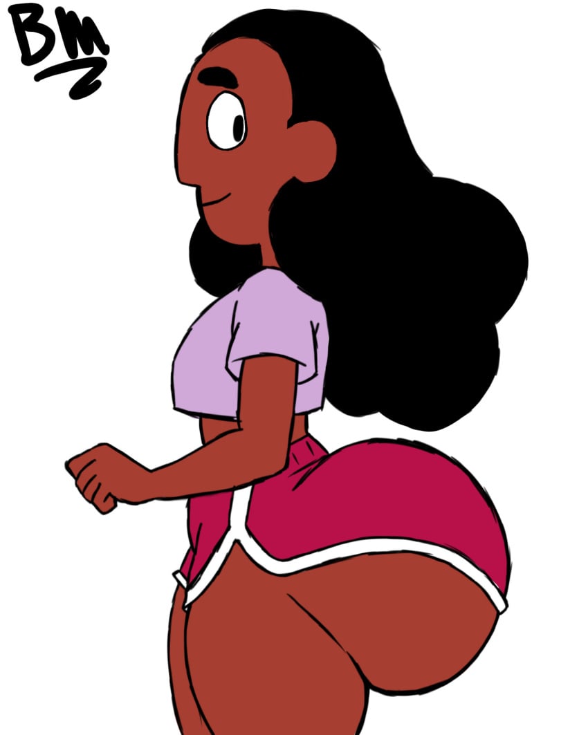 1girls aged_up big_ass big_booty big_butt blackmorty_(artist) bubble_ass bubble_butt connie_maheswaran doompypomp doompypomp_(style) dumptruck_ass dumptruck_butt fat_ass fat_butt huge_ass huge_butt looking_back steven_universe