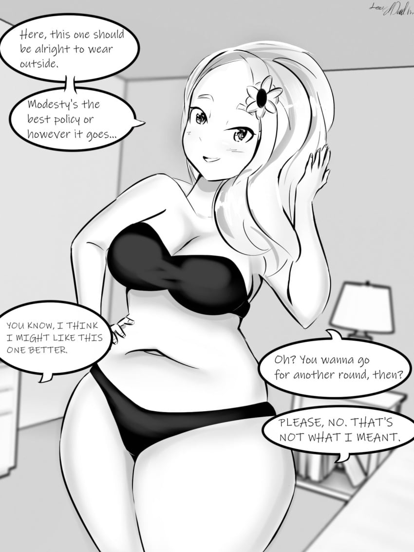 asexualhub bisexualhub chubby chubby_female comic couple couple_(romantic) cute husband husband_and_wife lewddoodler my_wife_is_a_pretty_cool_dude wholesome wife wife_and_husband