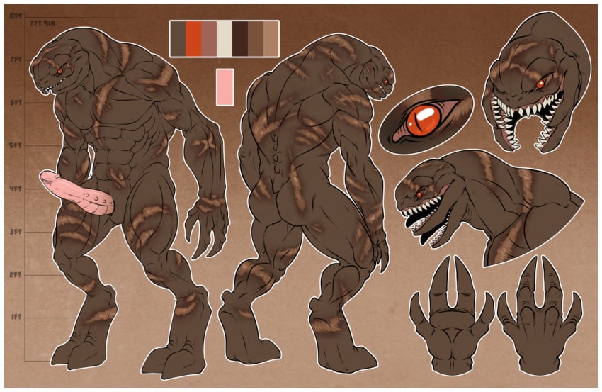 alien elite erection halo_(series) male model_sheet monster neodokuro sangheili scar