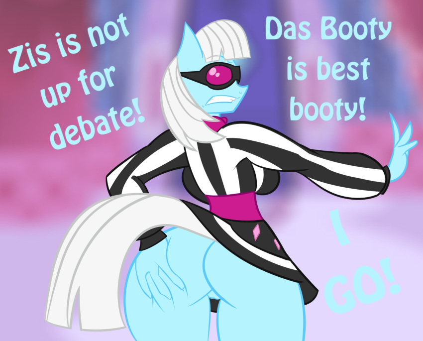 2014 anthro anthrofied ass bottomless breasts clothed clothing dialogue english_text equine female friendship_is_magic hair half-dressed horse jrvanesbroek kaiuchiha15 mammal my_little_pony photo_finish_(mlp) pony pussy sideboob sketch skirt solo text