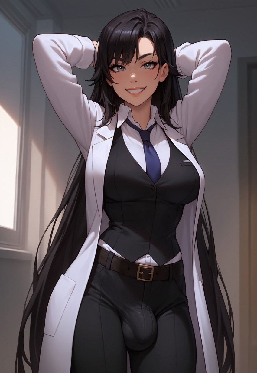 1futa 1futanari ai_generated ass big_ass big_breasts big_butt big_hips big_penis black_hair breasts cleavage dick dickgirl eyebrows eyelashes futa_only futanari grin grinning grinning_at_viewer hair hands-free hiratsuka_shizuka huge_cock indoors lips long_hair looking_at_viewer makeup my_teen_romantic_comedy_snafu narrow_waist narrowed_eyes nose penis seducing seductive seductive_eyes seductive_gaze seductive_look seductive_mouth seductive_pose seductive_smile smile smile_at_viewer smiley_face smooth_balls smooth_penis smooth_skin solo solo_dickgirl solo_focus solo_futa solo_futanari teacher testicles velonix