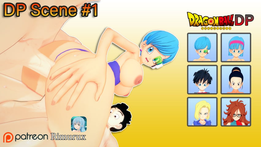 android_18 android_21 bulma_(dragon_ball) chichi dragon_ball_z koikatsu milk rimurux videl_(dragon_ball_super)