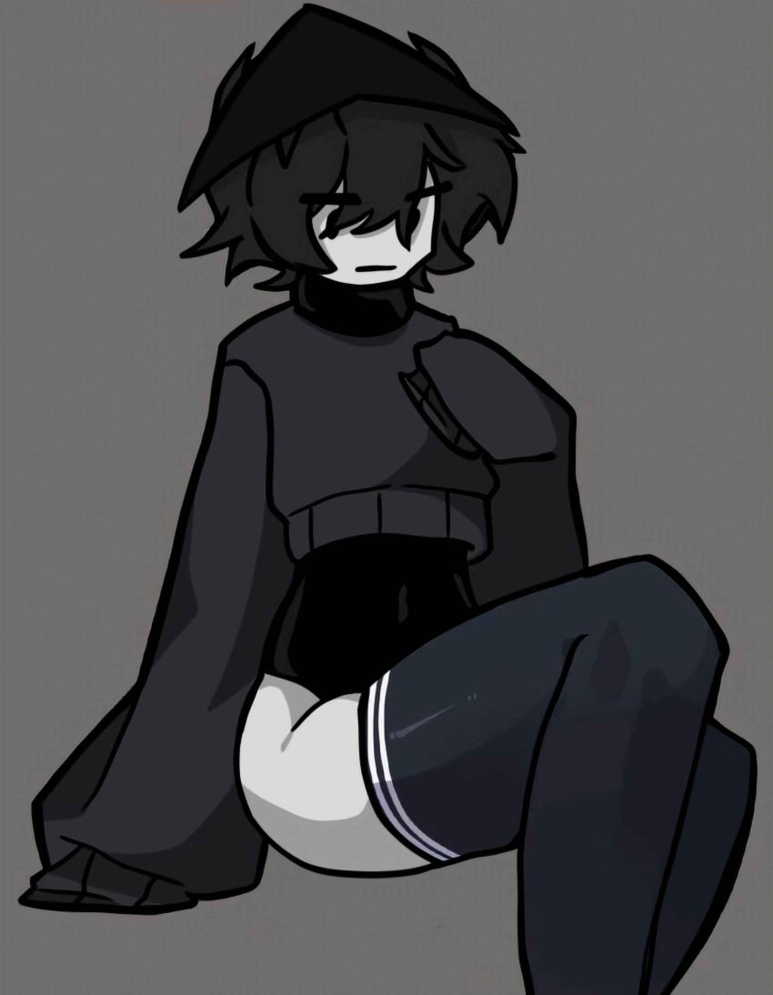 femboy oc samurai sitting uncomfortable