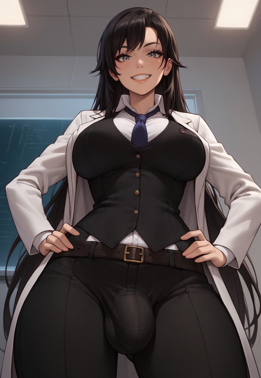 1futa 1futanari ai_generated ass big_ass big_breasts big_butt big_hips big_penis black_hair breasts cleavage dick dickgirl eyebrows eyelashes futa_only futanari grin grinning grinning_at_viewer hair hands-free hiratsuka_shizuka huge_cock indoors lips long_hair looking_at_viewer makeup my_teen_romantic_comedy_snafu narrow_waist narrowed_eyes nose penis seducing seductive seductive_eyes seductive_gaze seductive_look seductive_mouth seductive_pose seductive_smile smile smile_at_viewer smiley_face smooth_balls smooth_penis smooth_skin solo solo_dickgirl solo_focus solo_futa solo_futanari teacher testicles velonix