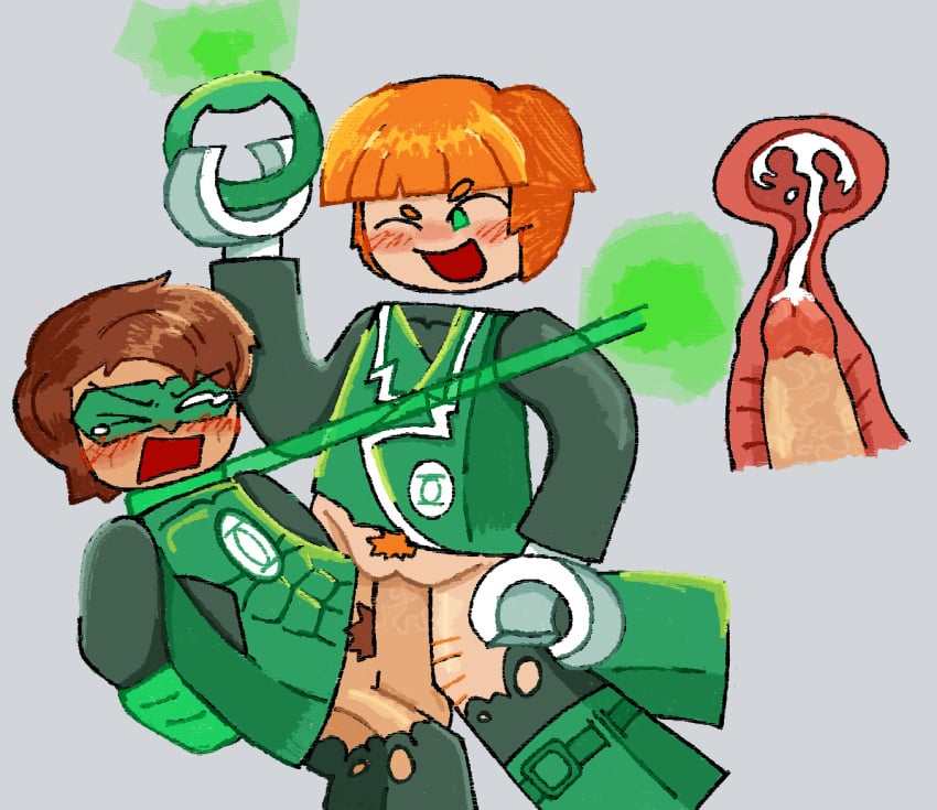 cuntboy dc_comics green_lantern green_lantern_(series) guy_gardner hal_jordan lego lego_dc melon_paws yaoi