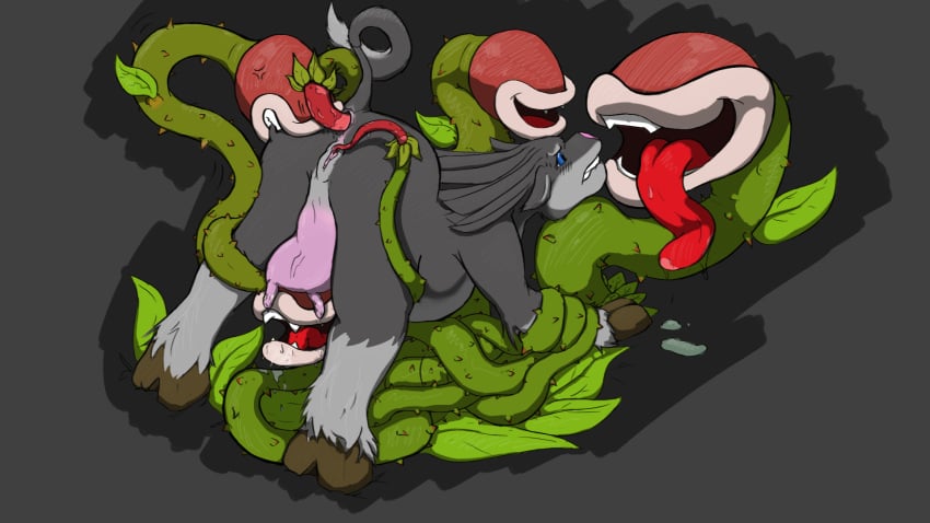 1girls anal anal_sex animal_genitalia anus ass bovine canine cashier:3 cattle cowlink_(cashier:3) crossover female forced fur genderswap_(mtf) grey_background hooves link mammal mario_(series) milk nintendo penetration piranha_plant plant pussy rape rule_63 simple_background teats tentacle the_legend_of_zelda transformation twilight_princess udders video_games wolf wolf_link zoophilia