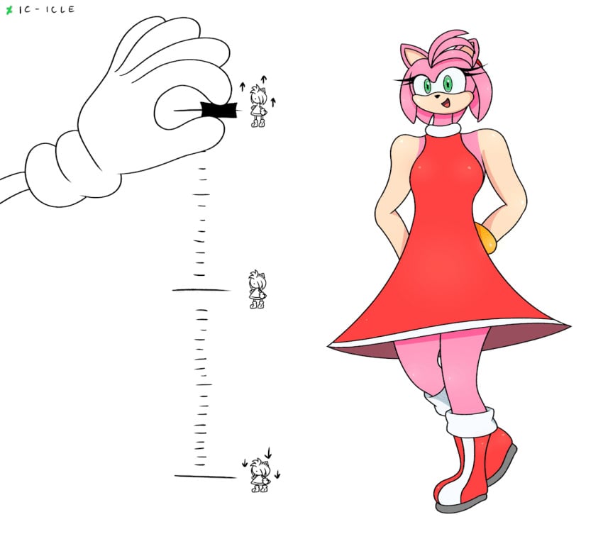 1girls amy_rose animated anthro ass belly boots bracelet breasts chubby chubby_female dress eyelashes fat female female_focus female_only furry gloves green_eyes hedgehog hedgehog_humanoid hips ic-icle large_ass large_breasts pink_fur pink_hair sega shortstack shortstackification slider slider_(control) sonic_(series) sonic_the_hedgehog_(series) stomach thick_thighs thighs wide_hips