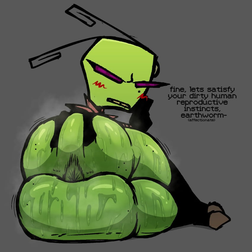 1girls alien alien_girl annoyed annoyed_expression antennae anus ass ass_bigger_than_head ass_focus big_ass big_butt bottom_heavy bubble_butt dialogue english_text female female_only green_skin hi_res huge_ass imminent_anal imminent_sex invader_zim inviting inviting_to_sex laying_on_side legwear looking_at_viewer mole mole_on_ass mole_under_eye multiple_moles nanodude78 on_side puffy_anus purple_eyes shortstack solo solo_female spread_anus spread_ass spreading steam steaming_body steamy_ass sweat sweating sweaty sweaty_body sweaty_butt tagme tak tak_(invader_zim) tak_(irken)_(invader_zim) talking_to_viewer text thick_thighs thighhighs tsundere wink winking_anus