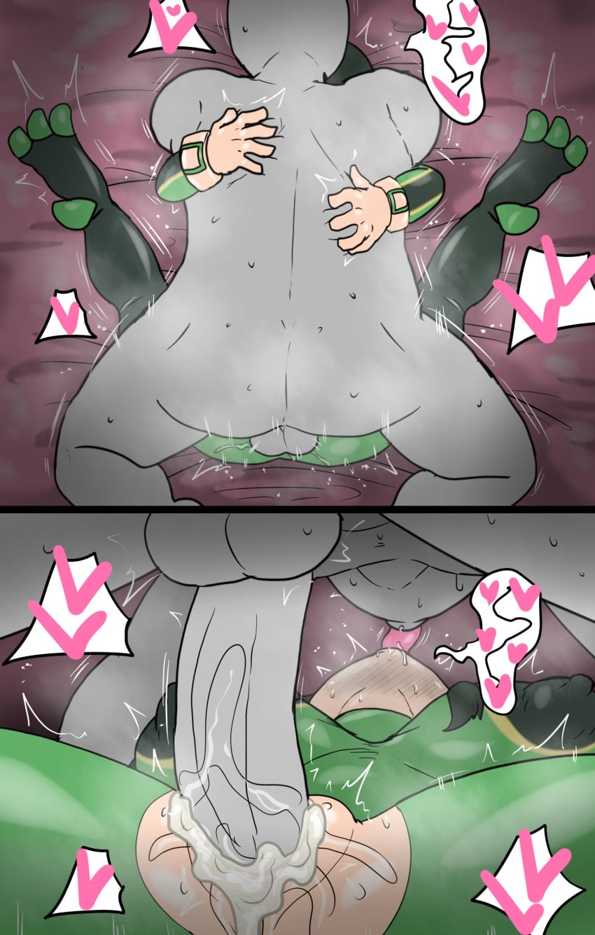 1boy 1girls 2d 2d_(artwork) anon ass backsack balls ballsack big_ass big_breasts blush bodysuit boku_no_hero_academia breasts cum curvaceous curvy curvy_female enigi09 female female/male full_nelson green_hair green_suit heart hero_outfit_(mha) male male/female male_on_female male_penetrating_female mating_press my_hero_academia penis pussy pussy_juice ripped_clothing sex torn_clothes tsuyu_asui vaginal_penetration voluptuous voluptuous_female white_background