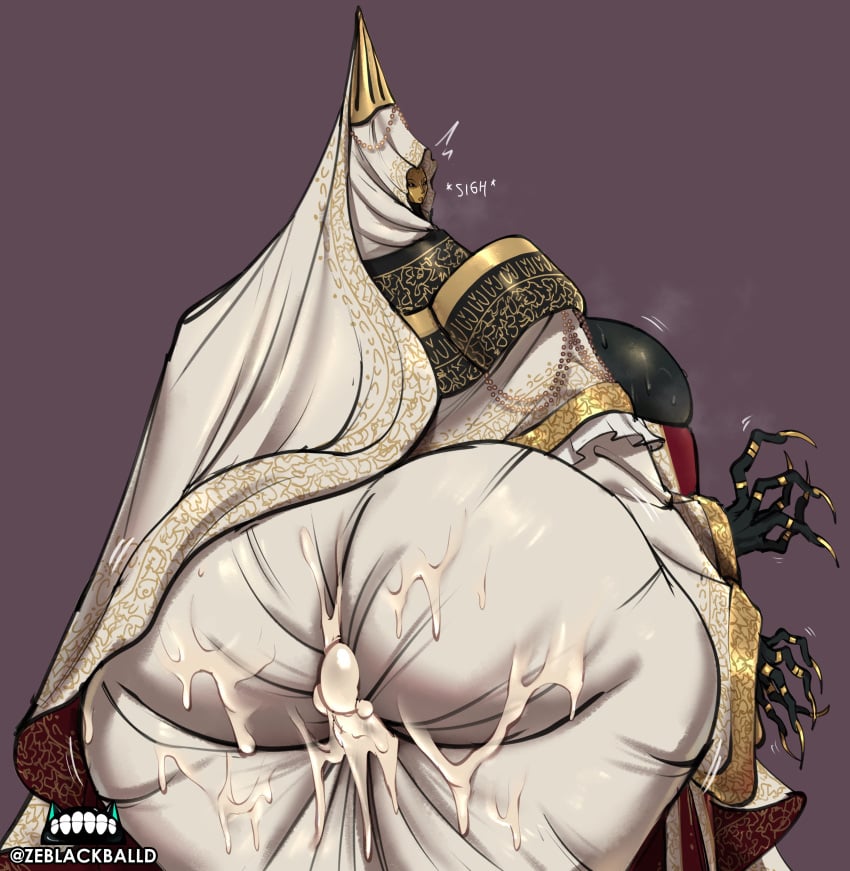 absurd_res after_anal after_sex alien anal_through_clothes annoyed ass big_breasts big_butt bodily_fluids breasts clothes_as_condom clothing cum cum_on_butt cum_on_clothing eldritch_abomination eldritch_being female forced_in_fabric fucked_through_clothes fucked_through_dress fucked_through_skirt genital_fluids hi_res huge_breasts huge_butt huge_thighs humanoid leaking_cum robe sigh solo the_thorned_chanter_(zeblackballd) thick_thighs through_clothes through_clothing ze_blackball.d