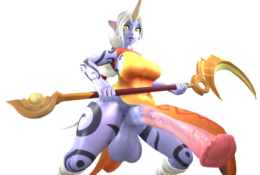 1futa 3d animal_genitalia animal_penis balls balls_under_clothes big_breasts big_hips big_testicles big_thighs bottomless_loincloth breasts canastus celestial_(league_of_legends) equine_penis erection_under_loincloth futa_only futanari glowing_eyes goat grey_hair hips hooves horn horsecock horsecock_futanari huge_cock intersex league_of_legends lilac_skin loincloth loincloth_lift long_penis monster_girl nipples penis penis_under_clothes penis_under_loincloth pink_penis pinup pointy_ears purple_skin riot_games sfm soraka source_filmmaker tattoos testicles thick_thighs thighs veiny_penis white_hair wide_hips yellow_eyes