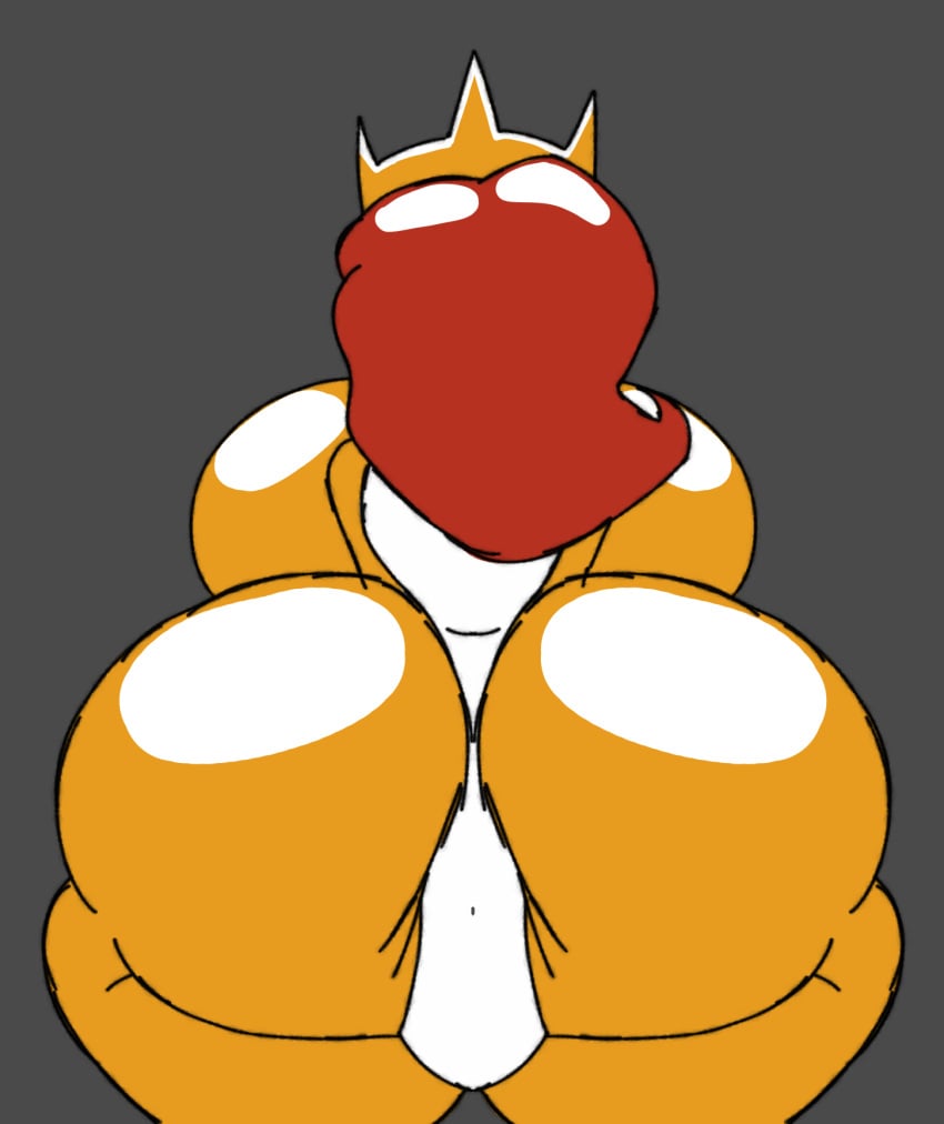 actualbeef back_view crown gyatt huge_ass huge_breasts hyper_ass hyper_penis mario_(series) nintendo princess_peach princess_toadstool red_hair revealing revealing_ass revealing_breasts super_mario_bros. tagme thight_clothing