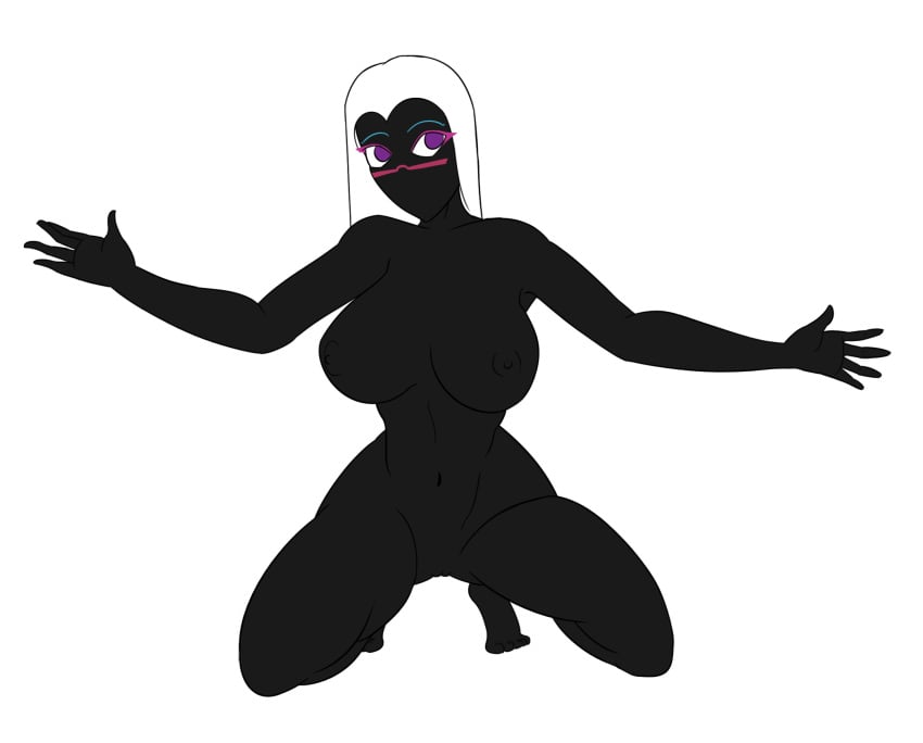 alien alien_girl alien_humanoid duck_dodgers female looney_tunes martian martian_(duck_dodgers) mouthless mouthless_female naked naked_female nude nude_female queen_tyr'ahnee warner_bros warner_brothers white_hair