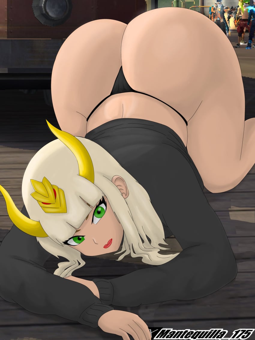 big_ass cuernitos_dorados free_fire green_eyes white_hair