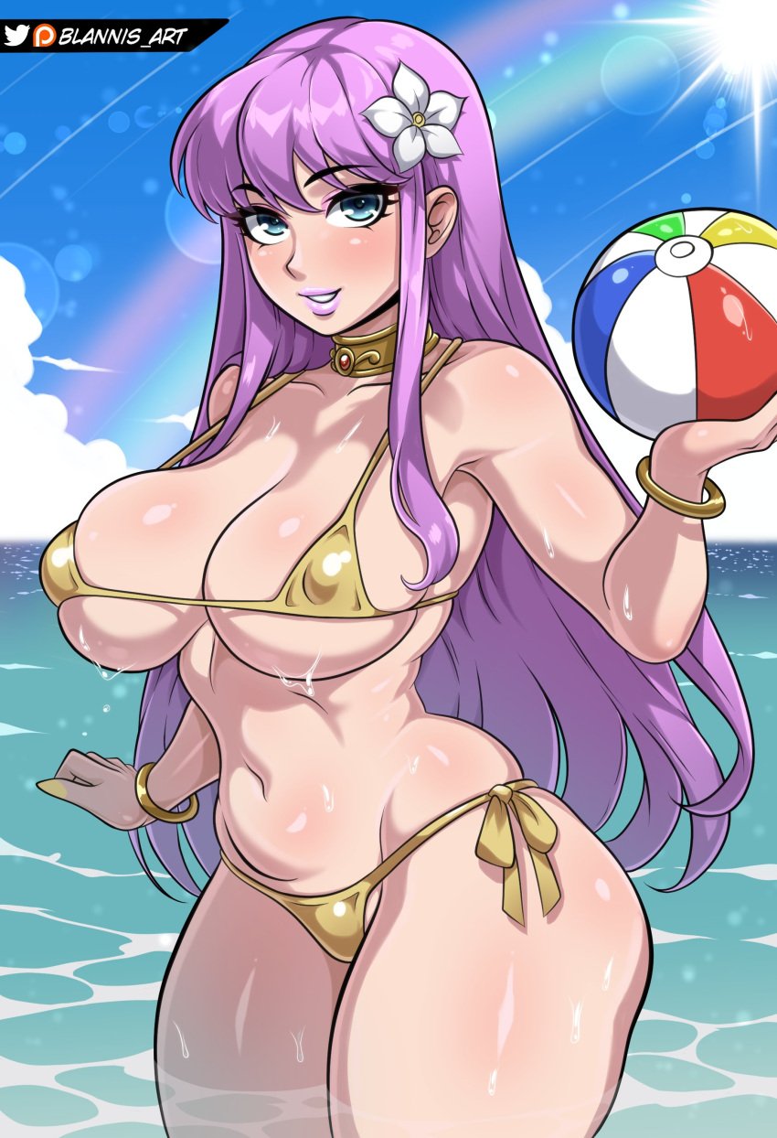 1girls absurd_res athena_(saint_seiya) bikini blannis_art breasts deity female female_focus female_only goddess hi_res large_breasts light-skinned_female light_skin looking_at_viewer saint_seiya saori_kido shounen_jump shueisha solo solo_focus swimsuit thick_thighs thighs toei_animation weekly_shonen_jump weekly_shounen_jump wide_hips