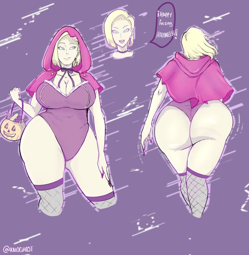 1girls 2024 android_18 ass big_ass big_breasts big_butt blonde_female blonde_hair blonde_hair_female breasts brown_hair clothed clothed_female dragon_ball dragon_ball_z eastern_and_western_character fairy_tales female_focus female_only halloween halloween_2024 kaioghost light-skinned_female light_skin literature monster_girl public_domain red_riding_hood red_riding_hood_(cosplay) thick_thighs thighs