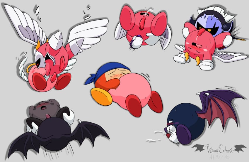 alpha_channel anal anal_sex armor bandana bandana_waddle_dee biting_hand blue_skin blush closed_eyes clothing cum cumshot dark_meta_knight dildo erection falling feathered_wings feathers fellatio flying galacta_knight gloves grey_skin horn kirby kirby_(series) lying male mask masturbation membranous_wings meta_knight nintendo nude open_mouth oral orgasm penetration penis pink_skin sex sex_toy shadow_kirby sitting solo squint sweat toy vibrantechoes video_games waddle_dee wings yaoi