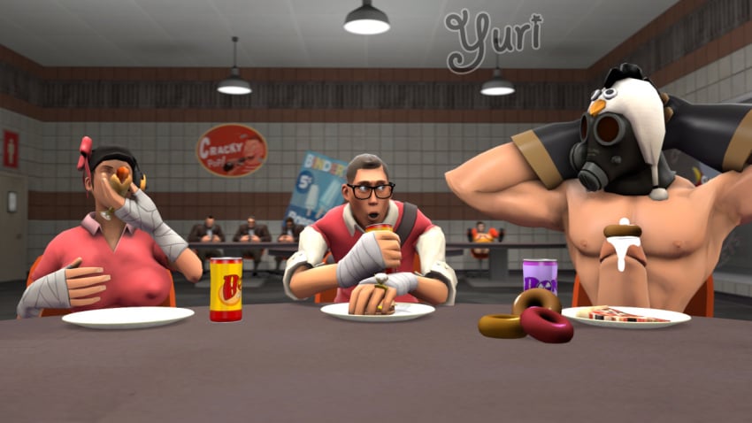 2016 3d cum erection gay huge_cock male muscle penis pyro scout source_filmmaker team_fortress team_fortress_2 yuri_mitsu_(artist)