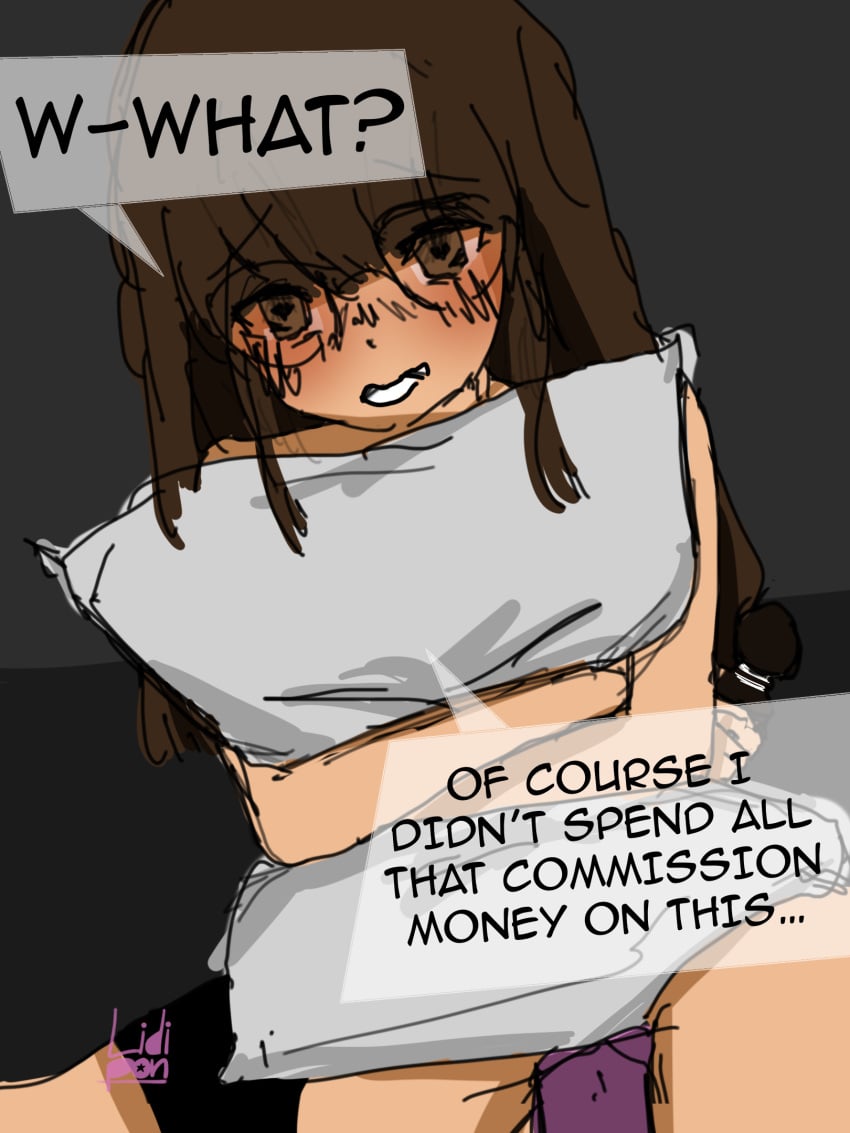 1girls blush blush_lines caught caught_in_the_act caught_masturbating comic comic_page comic_panel comic_strip dildo dildo_in_pussy dildo_insertion dildo_riding dildo_sitting english english_dialogue english_text female glasses glasses_only hiding hiding_behind_object implied_masturbation implied_sex lidipon magic_wand masturbation offscreen_character original original_character original_characters riding_dildo scared scared_expression sex_toy sketch solo solo_female solo_focus tagme text toy toying_self
