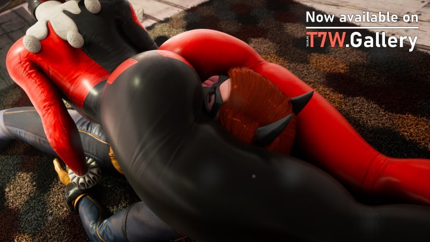 2girls 3d 3d_(artwork) ass ass_focus ass_in_face ass_squeeze batgirl batgirl_(arkham_knight) batman:_arkham_knight batman_(series) beaten between_legs between_thighs big_ass big_butt big_thighs blender brown_hair catfight dc death_by_snoo_snoo death_by_snu_snu dominant_female dominated domination face_in_ass fat_ass female female_ass female_assassin female_domination female_focus female_on_female female_only femdom femsub fit fit_female harley_quinn headscissor helpless highres humiliated leather leather_clothing legs legs_together lezdom lezsub multiple_girls muscular muscular_female peril pinned pinned_down pinned_to_ground red_face ryona sitting sitting_on_another sitting_on_person squeezing_butt struggling struggling_to_get_out submission submission_hold submissive submissive_female suffocating suffocation tekken7wallpapers thick thick_ass thick_thighs thigh_clothes thigh_highs thighs tight_clothes tight_clothing toned toned_female video_games wrestling wrestling_femdom yuri