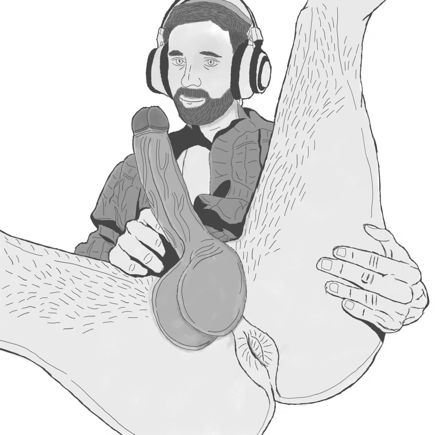 1boy 2025 2d 2d_(artwork) 2d_artwork abs anal anal_sex ass ass_focus ass_grab balls bara beard big_ass big_balls big_butt big_penis black_and_white black_hair blush bubble_butt dark_hair erection furry furry_legs furry_male gay grabbing grabbing_legs grayscale gritted_teeth hair htanxnsfw huge_ass huge_balls huge_cock human light_skin looking_at_viewer looking_pleasured male male_focus male_only monochrome muscular muscular_male naked naked_male nipples nude nude_male open_legs outdoors pecs penis penis_out perineum pewdiepie presenting presenting_anus presenting_ass presenting_balls presenting_butt presenting_penis real_person sex shiny_skin shirt simple_background smile smile_at_viewer spead_legs_up spread_anus spread_legs sweat tan_skin thick_thighs thrusting yaoi youtube youtuber youtuber_boy