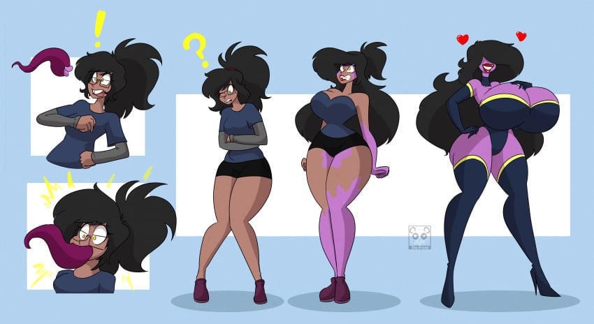 ass_expansion big_lips_no_eyes bimbo bimbofication brainwashing breast_expansion corruption da-fuze enemy_conversion female hair_growth identity_death large_ass large_breasts lip_expansion no_eyes smoochbo thick_lips thick_thighs transformation transformation_sequence wide_hips