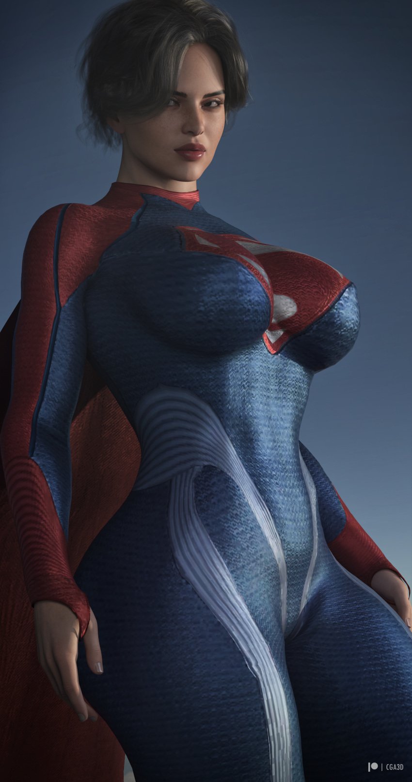 1girls 3d 3d_render actress alien alien_girl alien_humanoid alternate_version_available big_ass big_breasts black_hair bodysuit cape celebrity cga3d child_bearing_hips curvaceous curvaceous_female curvaceous_figure curves curvy curvy_body curvy_female curvy_figure curvy_hips curvy_thighs dc erotichris female female_focus female_only fit fit_female flying freckles fully_clothed hourglass_figure huge_ass huge_breasts kryptonian large_ass large_breasts light-skinned_female light_skin looking_at_viewer makeup pale-skinned_female pale_skin patreon_logo patreon_username photorealistic realistic red_lipstick sasha_calle short_hair supergirl superheroine thick_thighs toned toned_body toned_female toned_stomach voluptuous voluptuous_female watermark wide_hips