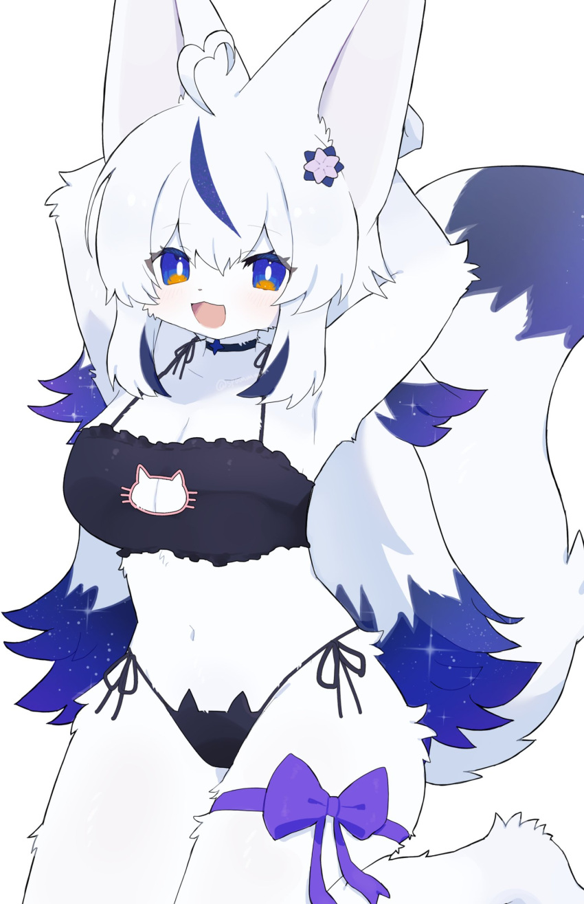 1girls anthro breasts cleavage female female_focus female_only fur furry spommmm tail