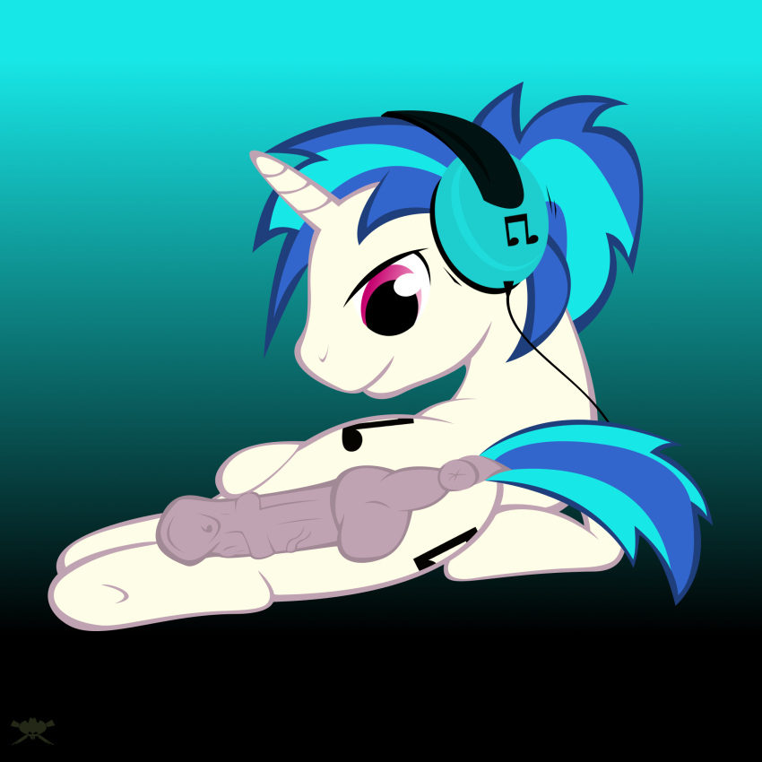 anus balls equine friendship_is_magic mammal my_little_pony penis rule_63 spoonzebra vinyl_scratch_(mlp)