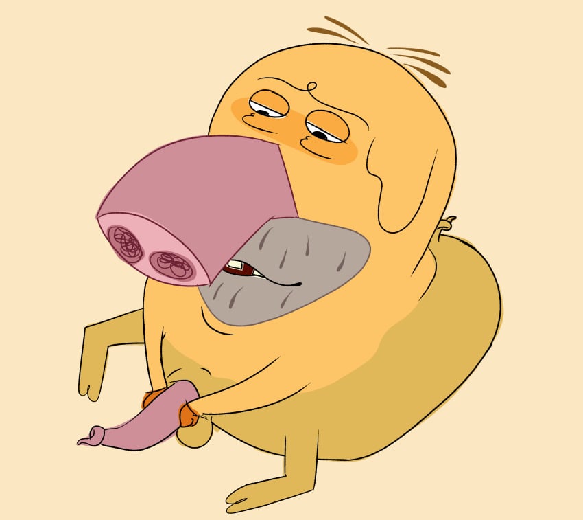 absurd_res animal_genitalia animal_penis anthro aroused aroused_face balls beard bob-jiggles curled_penis curled_tail domestic_pig erection facial_hair genitals half-closed_eyes hand_on_penis head_tuft hi_res hooves hubert_and_takako long_snout looking_down looking_down_at_penis male mammal masturbation multicolored_body narrowed_eyes open_mouth oscar_(hubert_and_takako) penis porcine_penis prehensile_penis rounded_ears simple_background sitting snout solo spread_legs spreading suid suine sus_(pig) tail teeth teeth_showing tuft two_tone_body xilam yellow_background yellow_body yellow_skin