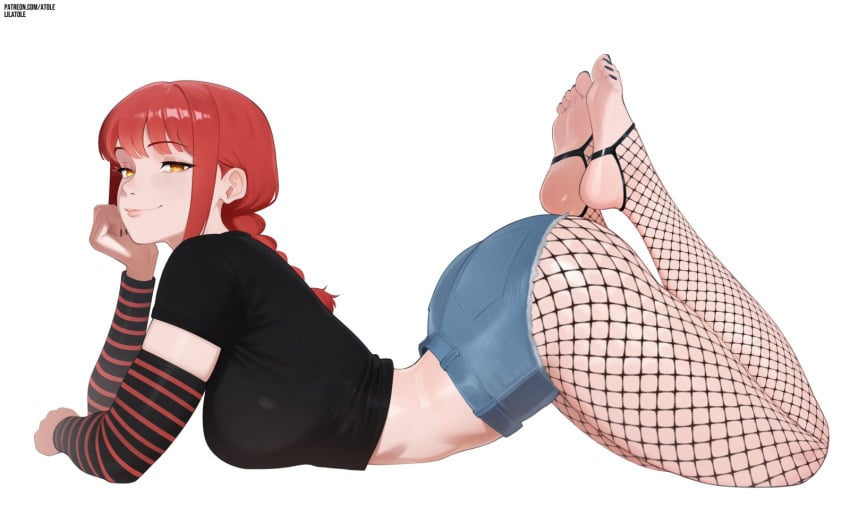 ass ass_bigger_than_head ass_up big_ass big_breasts big_butt big_thighs boobs_and_butt_pose breasts chainsaw_man fat_ass fat_butt female fishnet fishnet_clothing fishnet_legwear fishnet_pantyhose fishnet_stockings fishnet_thighhighs fishnets light-skinned light-skinned_female light_skin light_skinned_female lilatole makima_(chainsaw_man) orange_eyes red_hair seduction seductive seductive_body seductive_eyes seductive_female seductive_gaze seductive_look seductive_mouth seductive_pose seductive_smile thick thick_ass thick_butt thick_hips thick_legs thick_lips thick_thighs thin_female thin_waist yellow_eyes