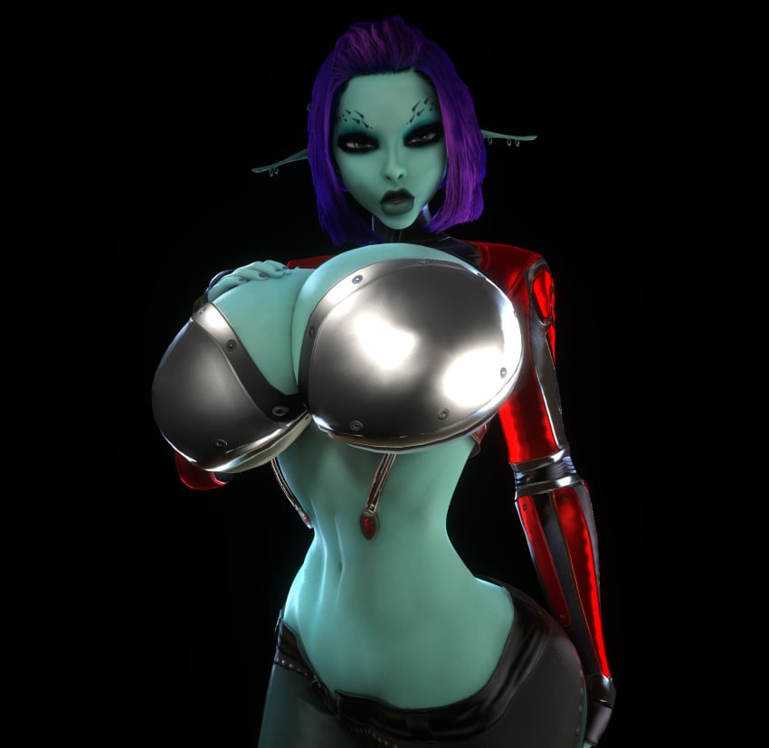 1girls 3d 3d_(artwork) absurd_res absurd_resolution absurdres ass big_ass big_breasts big_hips blue_body blue_skin blue_skinned_female breasts breasts_bigger_than_head breasts_bigger_than_torso cleavage clothed clothed_female exposed_midriff female female_only gigantic_breasts heterochromia hi_res high_resolution highres hips hourglass_figure huge_breasts large_ass large_breasts large_hips lips long_ears long_pointy_ears looking_at_viewer low_rise_jeans midriff pointy_ears purple_hair sideass slim_waist small_waist solo solo_female soria thin_waist vaako
